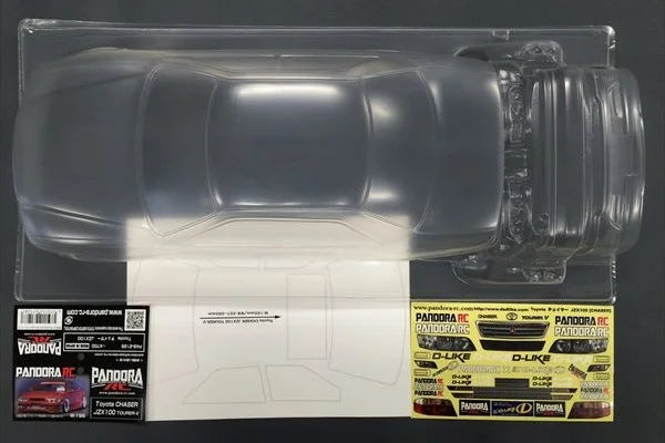 Pandora RC Toyota Chaser JZX100 TRD DLIKE 1/10 Cuerpo de deriva transparente