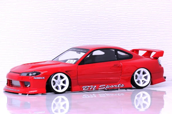 Pandora RC Nissan S15 Silvia BN-Sports 1/10 Cuerpo Deriva Transparente 