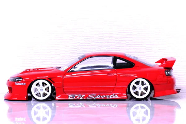 Pandora RC Nissan S15 Silvia BN-Sports 1/10 Cuerpo Deriva Transparente 