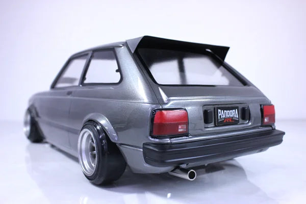 Pandora RC Toyota Starlet KP61 Late Model 1/10 Clear Drift Body