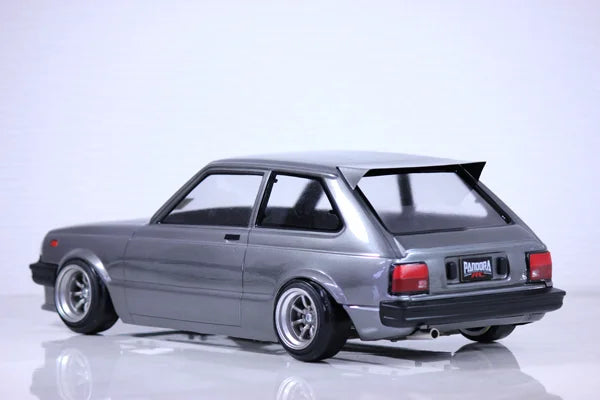 Pandora RC Toyota Starlet KP61 Late Model 1/10 Clear Drift Body