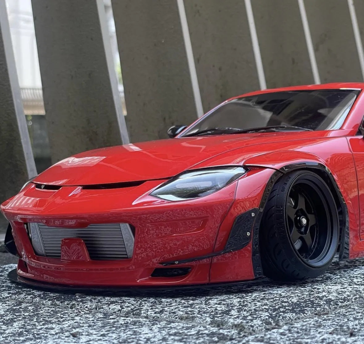 Addiction RC Nissan 400Z Fairlady Pandem Widebody 1/10 Clear Drift Body