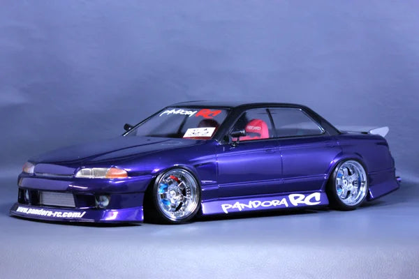 Pandora RC Nissan Skyline GT-R R32 Sedan BN SPORT 4 puertas 1/10 cuerpo de deriva transparente