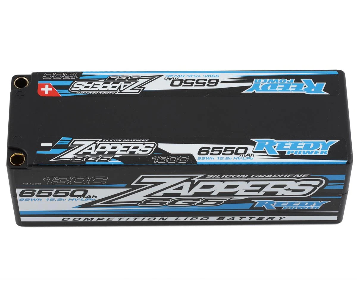 Reedy Zappers 4S HV 15.2V 6550mAh 130C SG5 LiPo Battery w/5mm Bullets