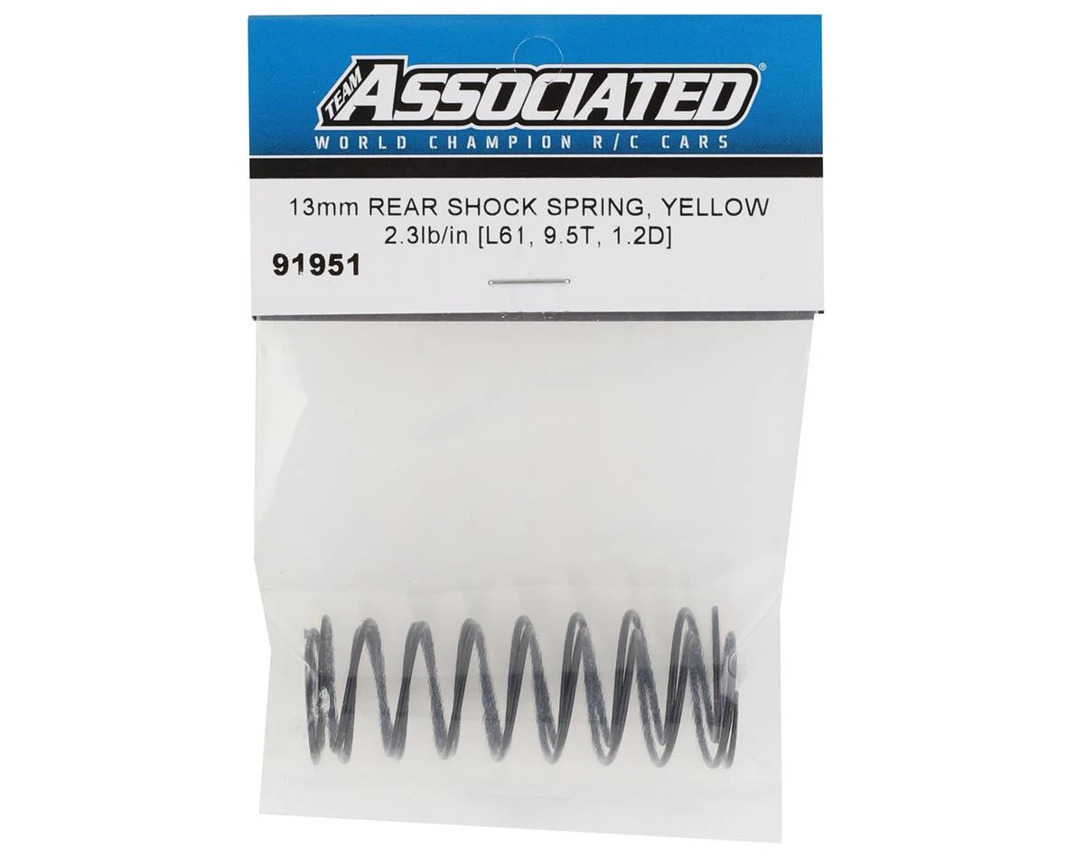 Team Associated 13mm Rear Shock Spring (61mm) (Assorted)