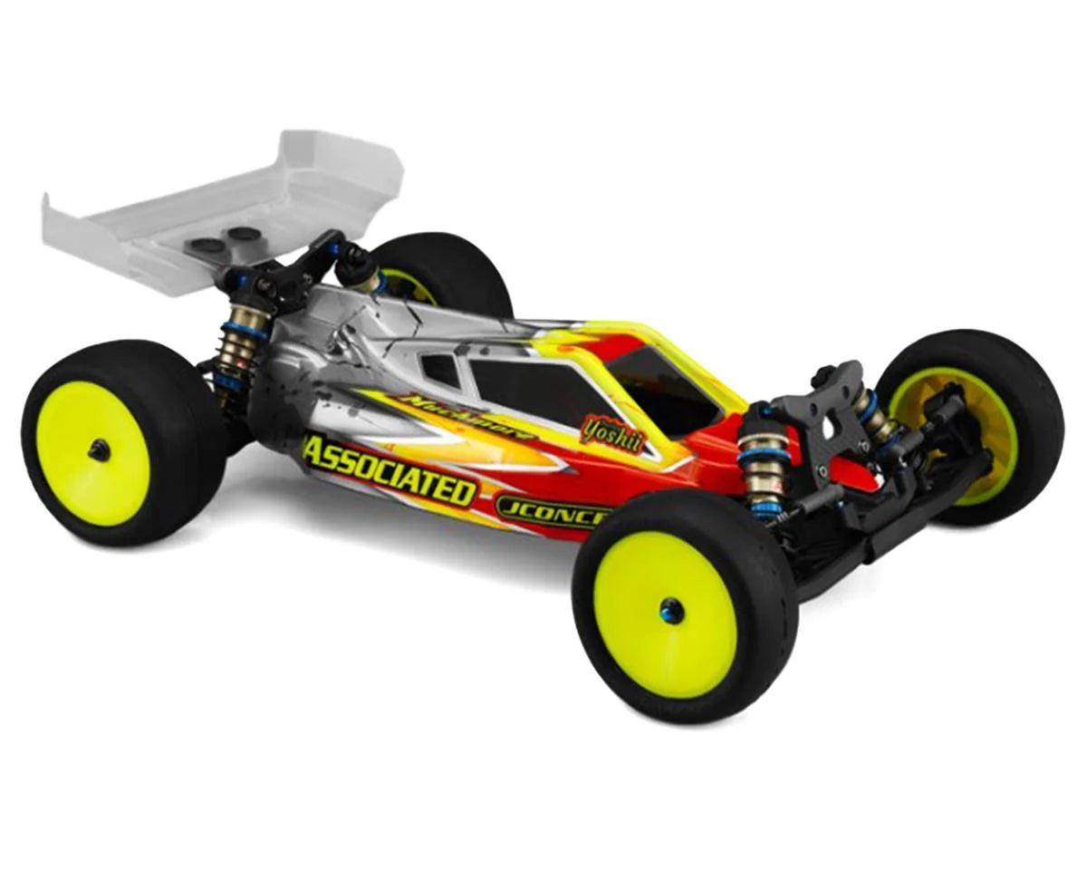 JConcepts Associated B6.4/B6.4D "P2" Carrocería transparente con ala de alfombra 