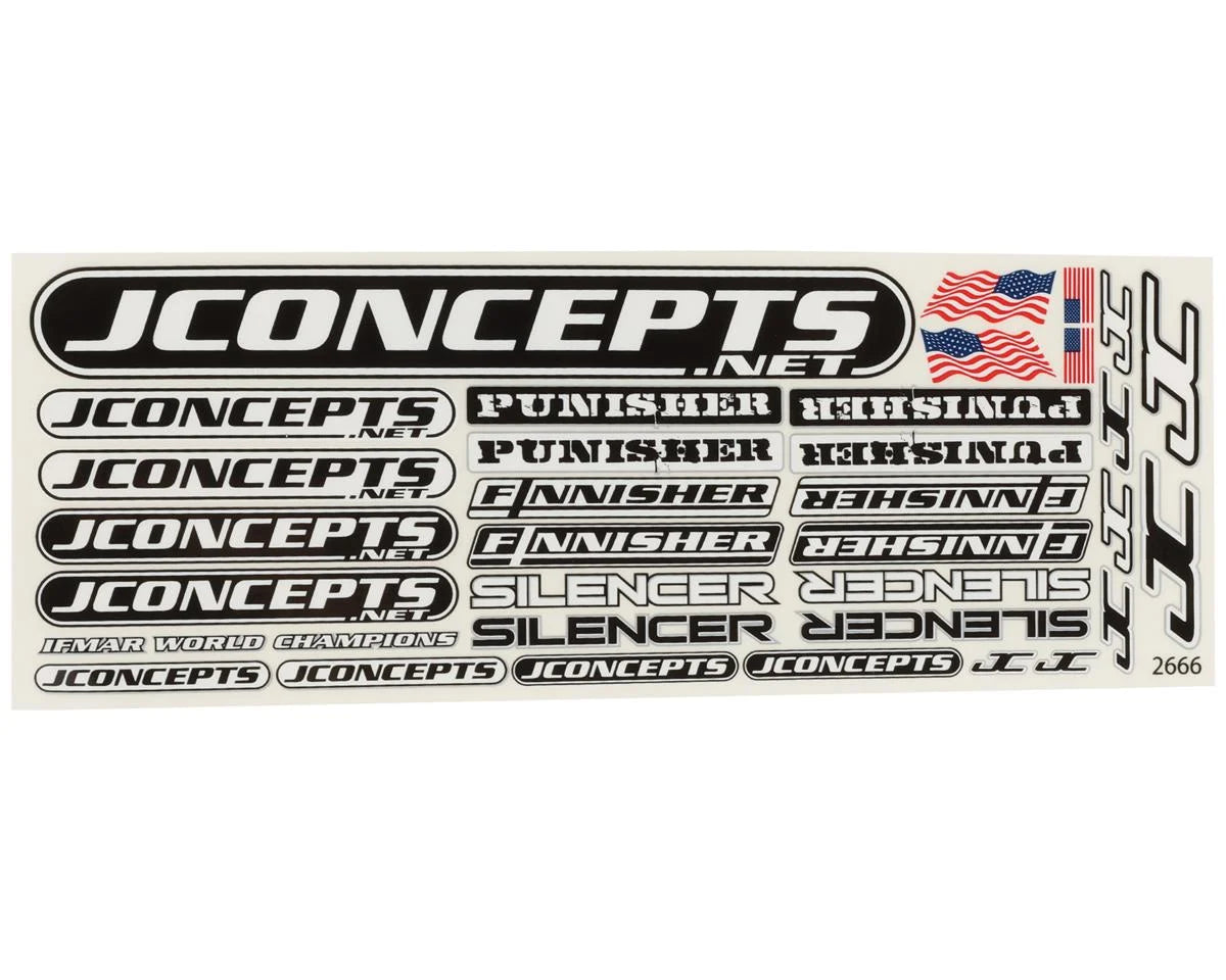 JConcepts Associated B6.4/B6.4D "P2" Carrocería transparente con ala de alfombra 