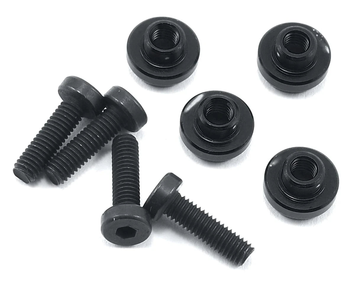 ProTek RC Aluminum Servo Mount Grommet (Black) (4)