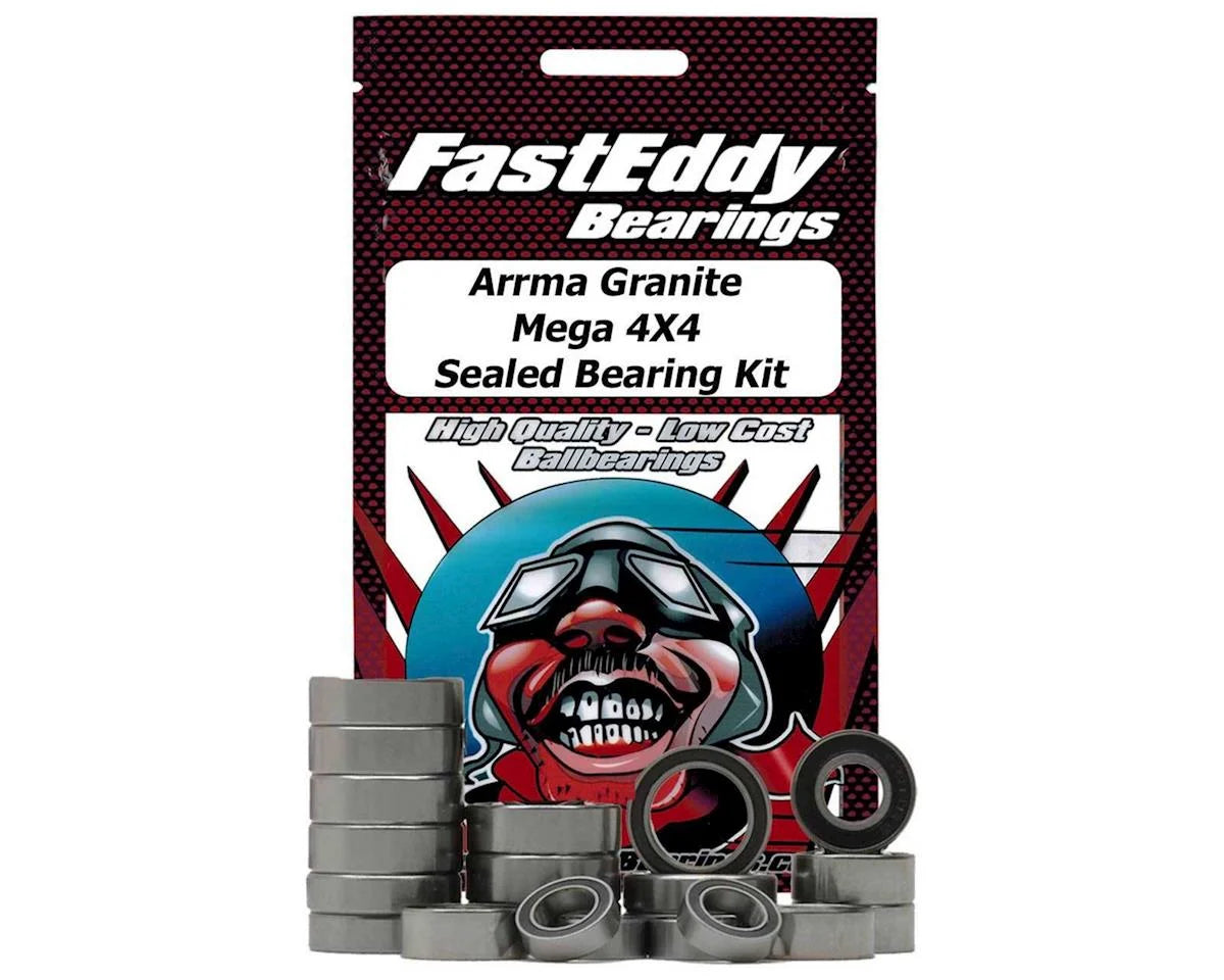 FastEddy Arrma Granite Mega 4X4 Sealed Bearing Kit