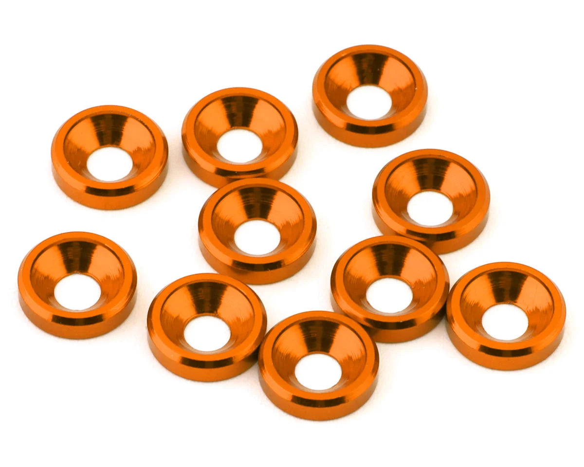 eXcelerate 3mm Countersunk Washers (10) (Assorted Colors)