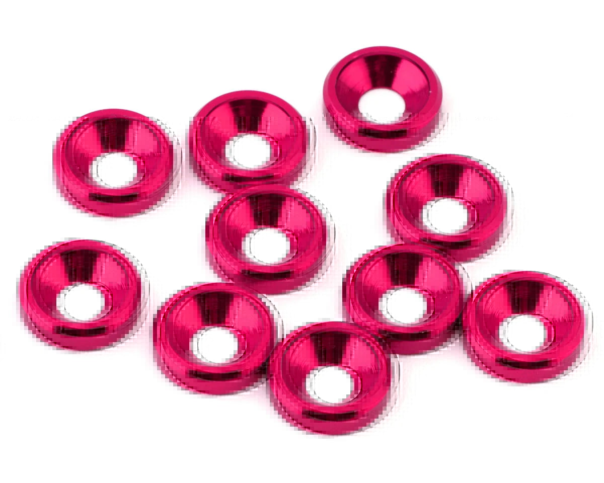 eXcelerate 3mm Countersunk Washers (10) (Assorted Colors)