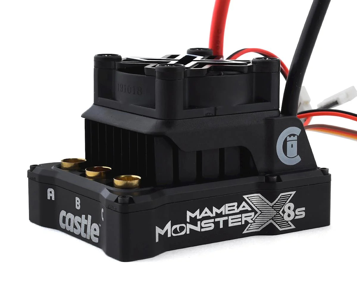 Castle Creations Mamba Monster X 8S 1520-1650Kv Sensored Combo