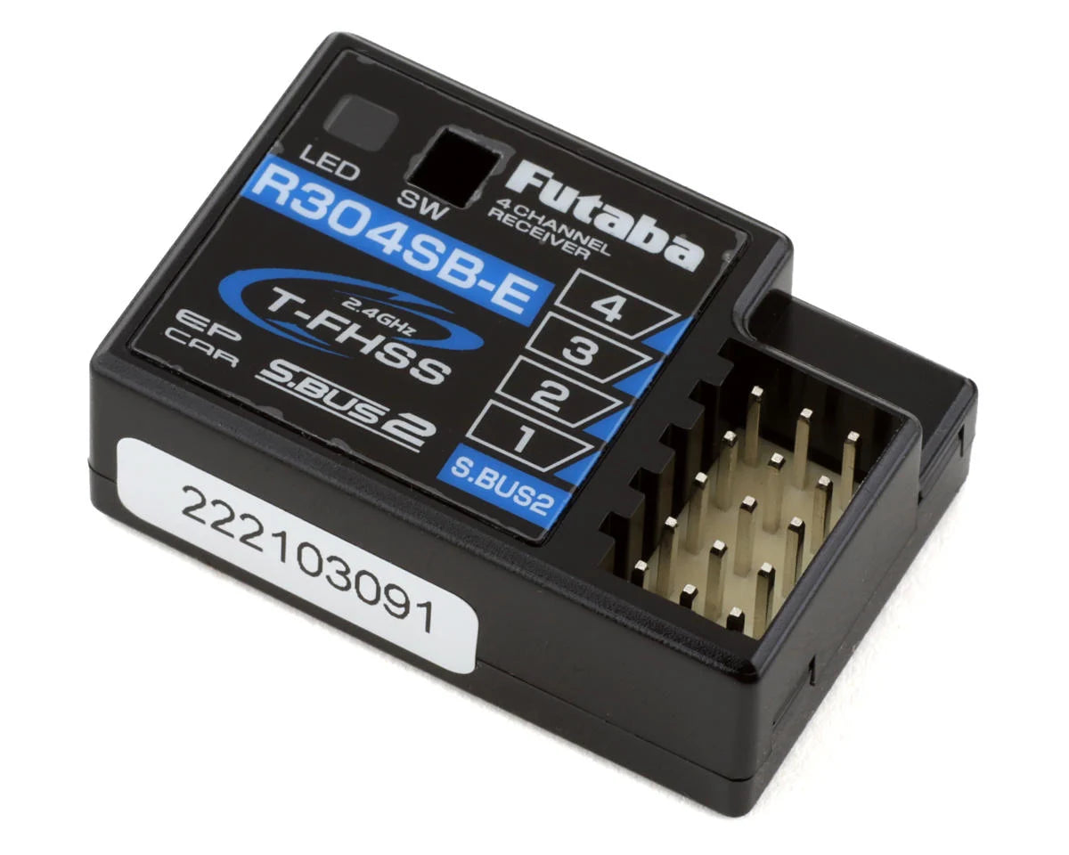 Futaba 4PM Plus Sistema de radio T-FHSS de 4 canales y 2,4 GHz con receptor R304SB